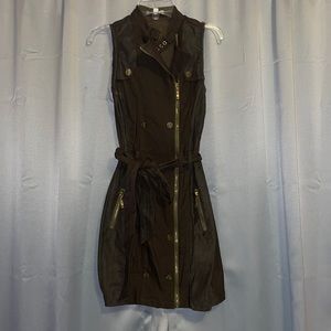 Olive green dress
